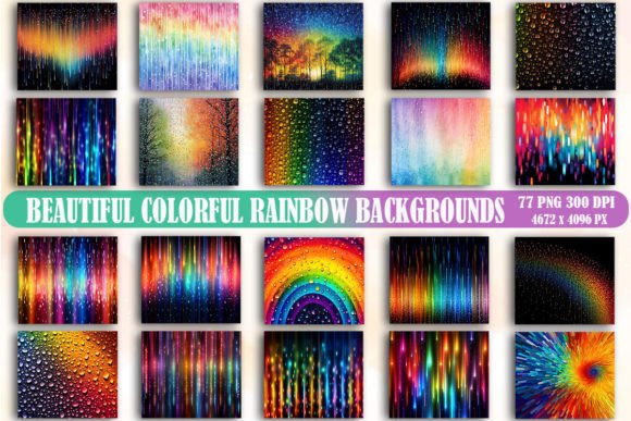 Beautiful Colorful Rainbow Backgrounds: A Complete Creative Toolkit