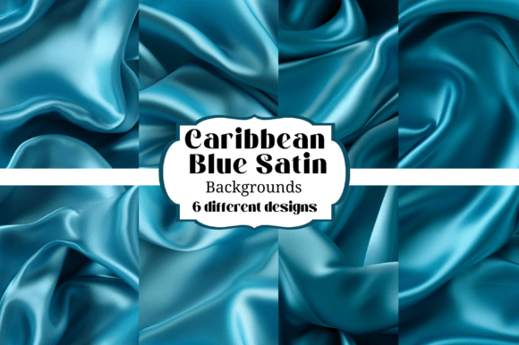Caribbean Blue Satin Backgrounds: Elevating Your Creative Projects