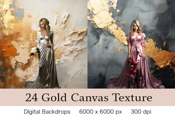 Elevate Your Designs: Unleashing the Power of Gold Canvas Textures