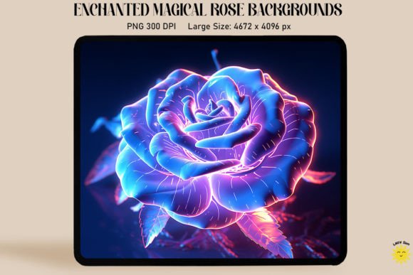 Elevate Your Projects with Stunning Magical Rose Backgrounds