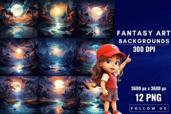 Fantasy Art Backgrounds: Unleash Creative Magic