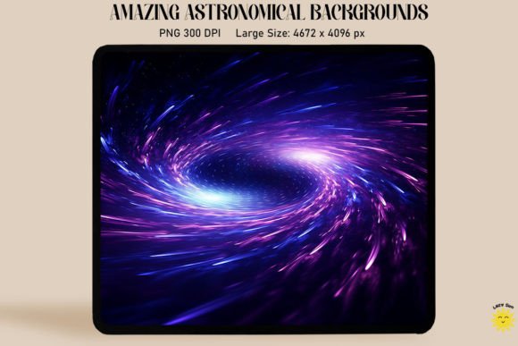 Magical Purple Galaxy Backgrounds for Creative Design