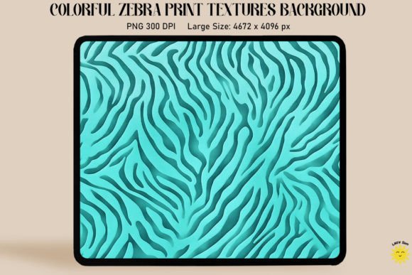 Pastel Turquoise Zebra Print Backgrounds: A Modern Twist on a Classic Pattern