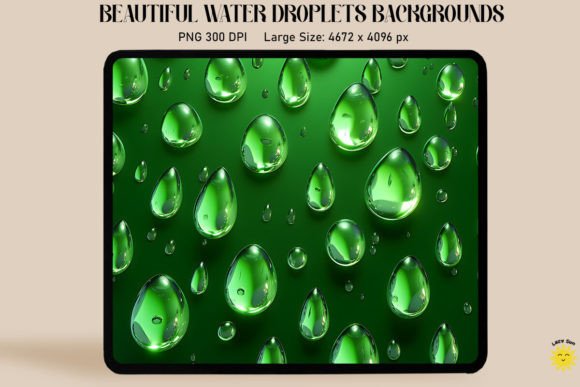 Refreshing Your Visuals: The Power of Light Green Water Drops Backgrounds