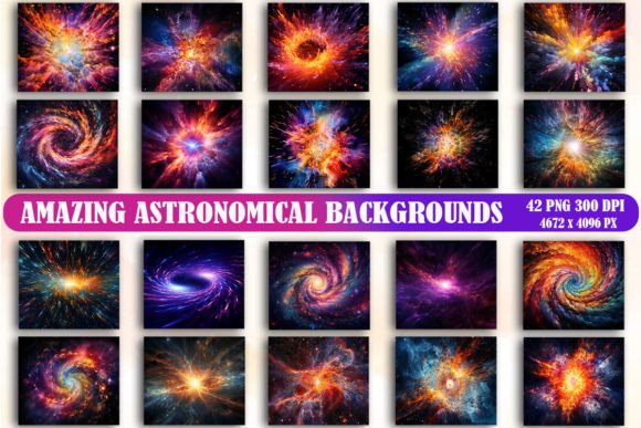 Stellar Visuals: Leveraging Astronomical Backgrounds in Design