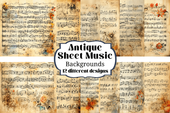 Unlocking Vintage Charm: The Versatility of Antique Sheet Music Backgrounds