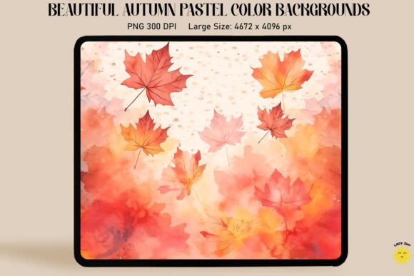 Watercolor Maple Leaves Backgrounds: Your Autumn Design Solution